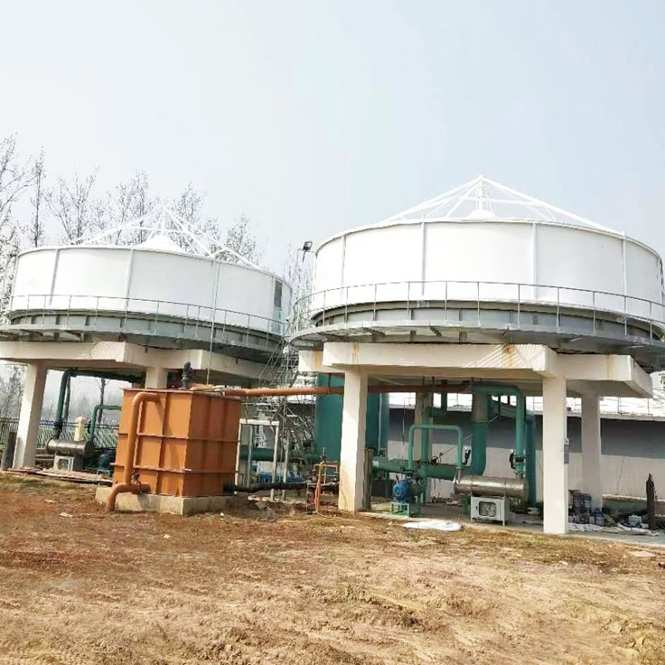 污水加盖膜结构