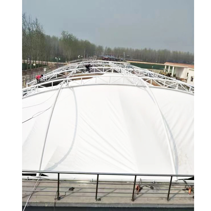 污水加盖膜结构