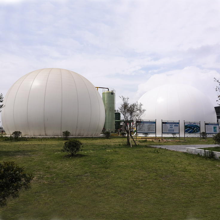 1500立方一期二期沼气柜